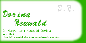 dorina neuwald business card